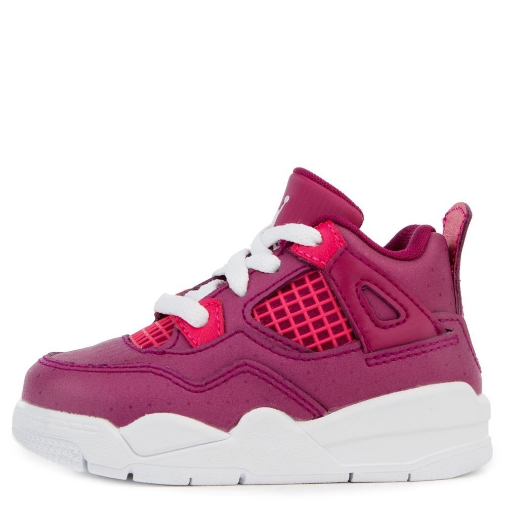 Toddler Air Jordan 4 Retro (TD) "True Berry/Rush Pink-White" Size 7C